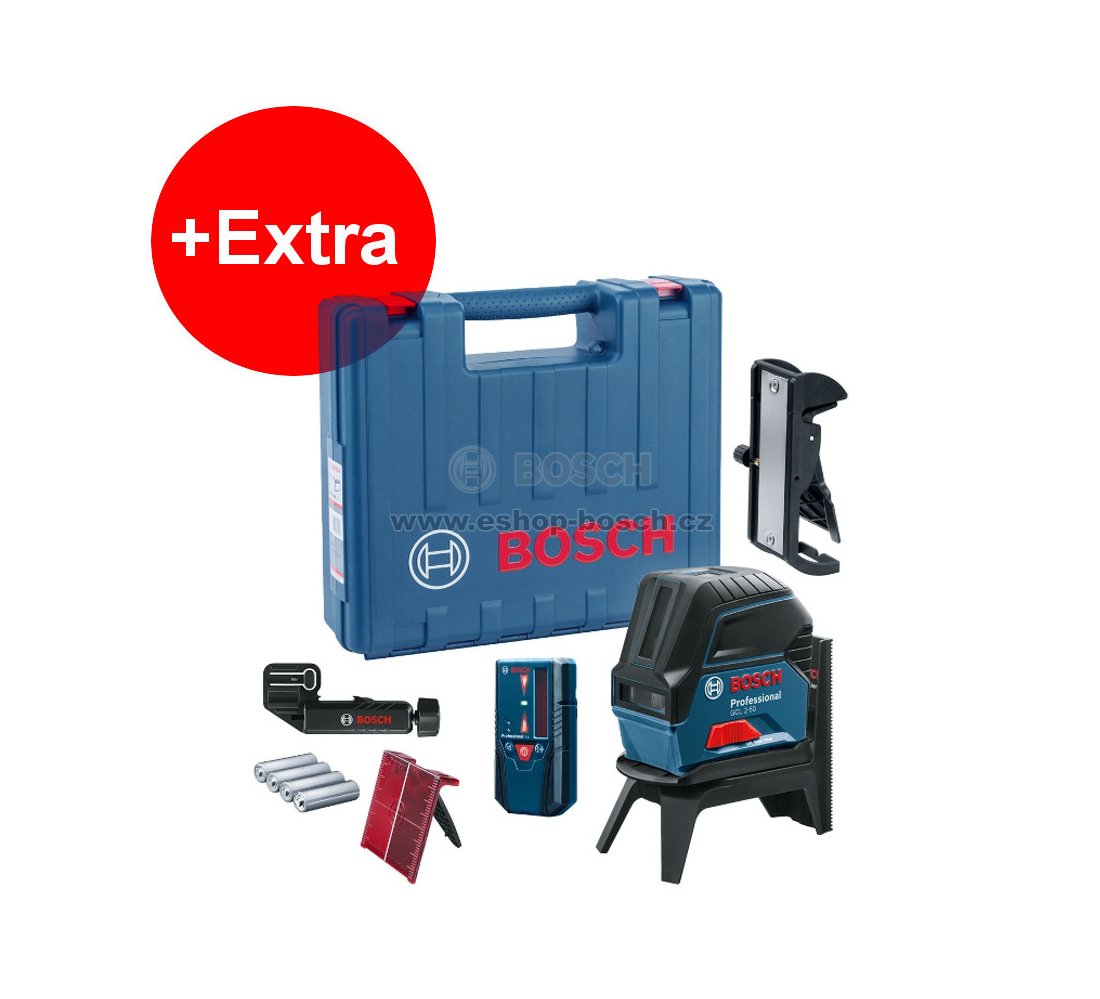 Krizovy laser Bosch GCL 2 50 prijimac LR6